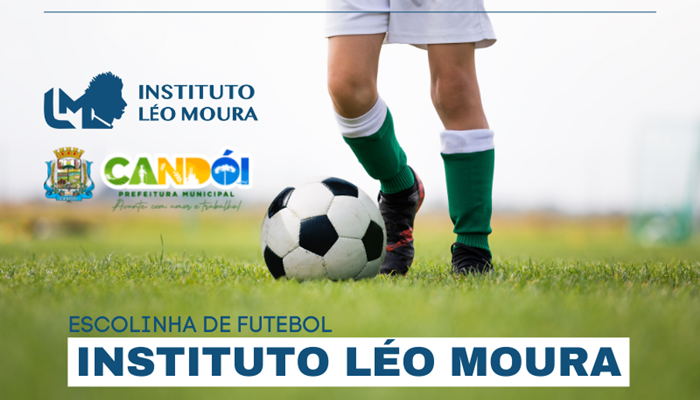Candói - Neste domingo, tem as Inscrições do projeto social de futebol do instituto léo moura 